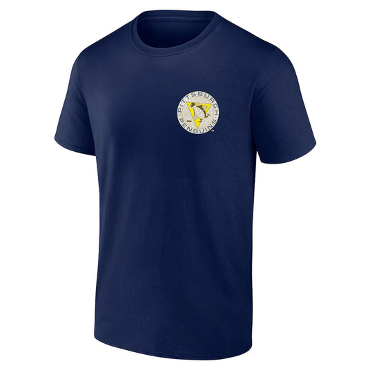 Pittsburgh Penguins Vintage Varsity Steel City Hockey Tee