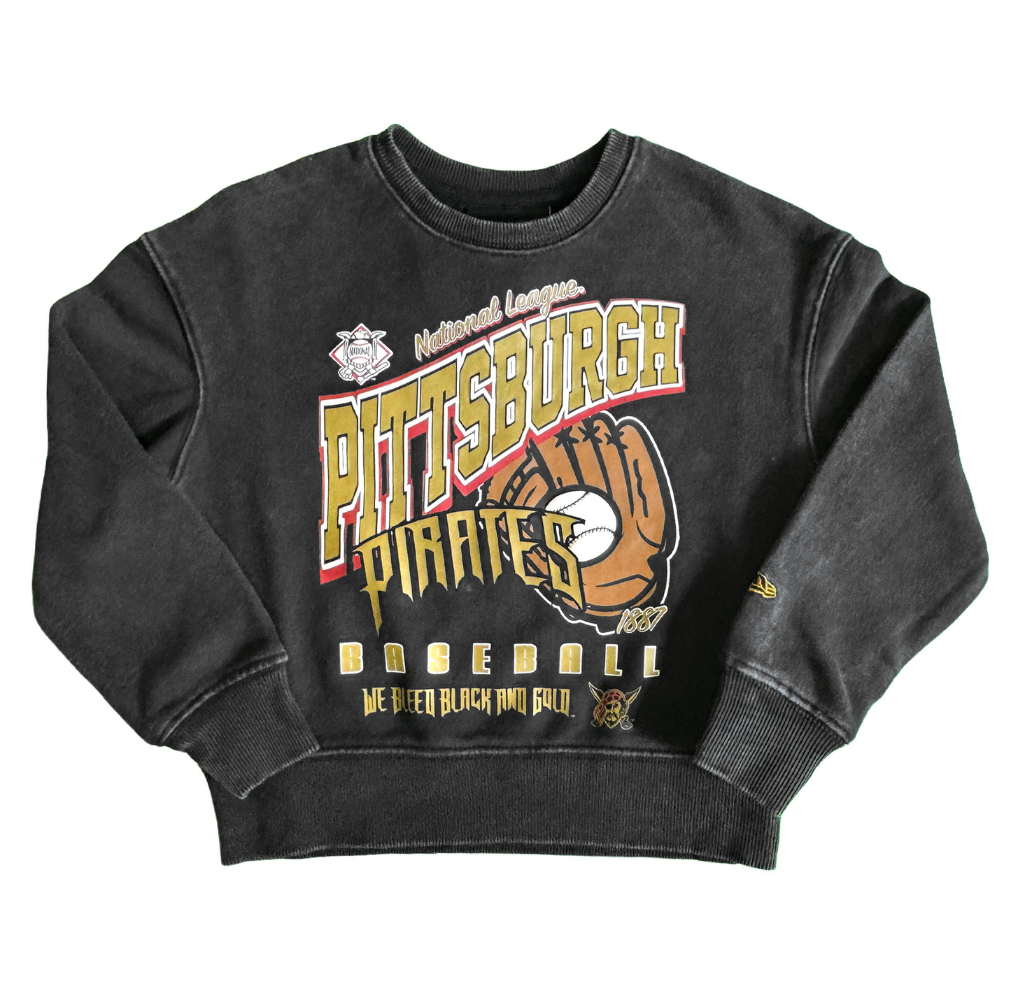 New Era Pittsburgh Pirates City Connect Vintage Washed Women's Pullover Sweatshirt