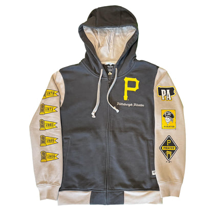 Pittsburgh Pirates Run It Down Full Zip Hoodie