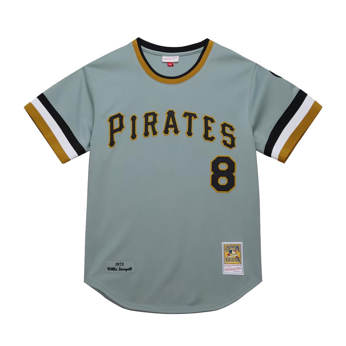 Men's Willie Stargell Gray Pittsburgh Pirates 1973 Authentic Jersey