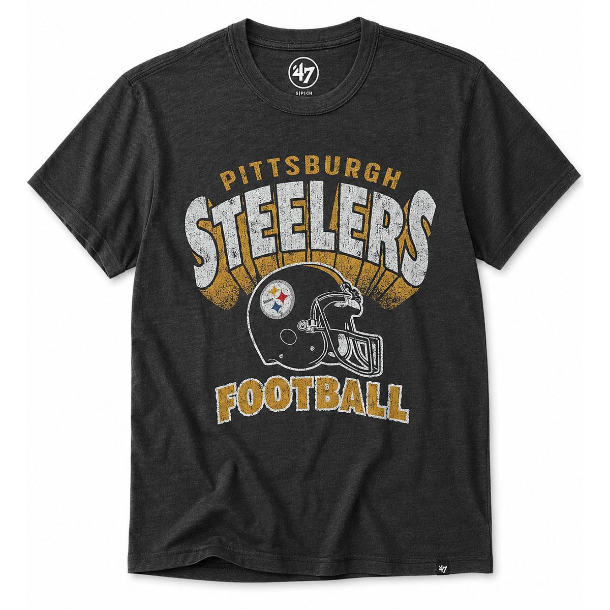Pittsburgh Steelers '47 Historic Jet Black Tee