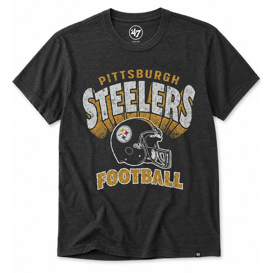 Pittsburgh Steelers '47 Historic Jet Black Tee