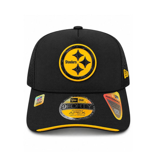 Pittsburgh Steelers 9FORTY Adjustable Apex Sideline Black/Gold Hat