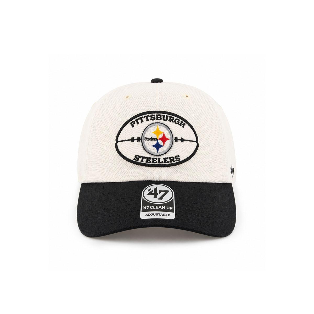 Pittsburgh Steelers Pique Patch '47 Adjustable Clean Up Hat