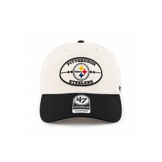 Pittsburgh Steelers Pique Patch '47 Adjustable Clean Up Hat