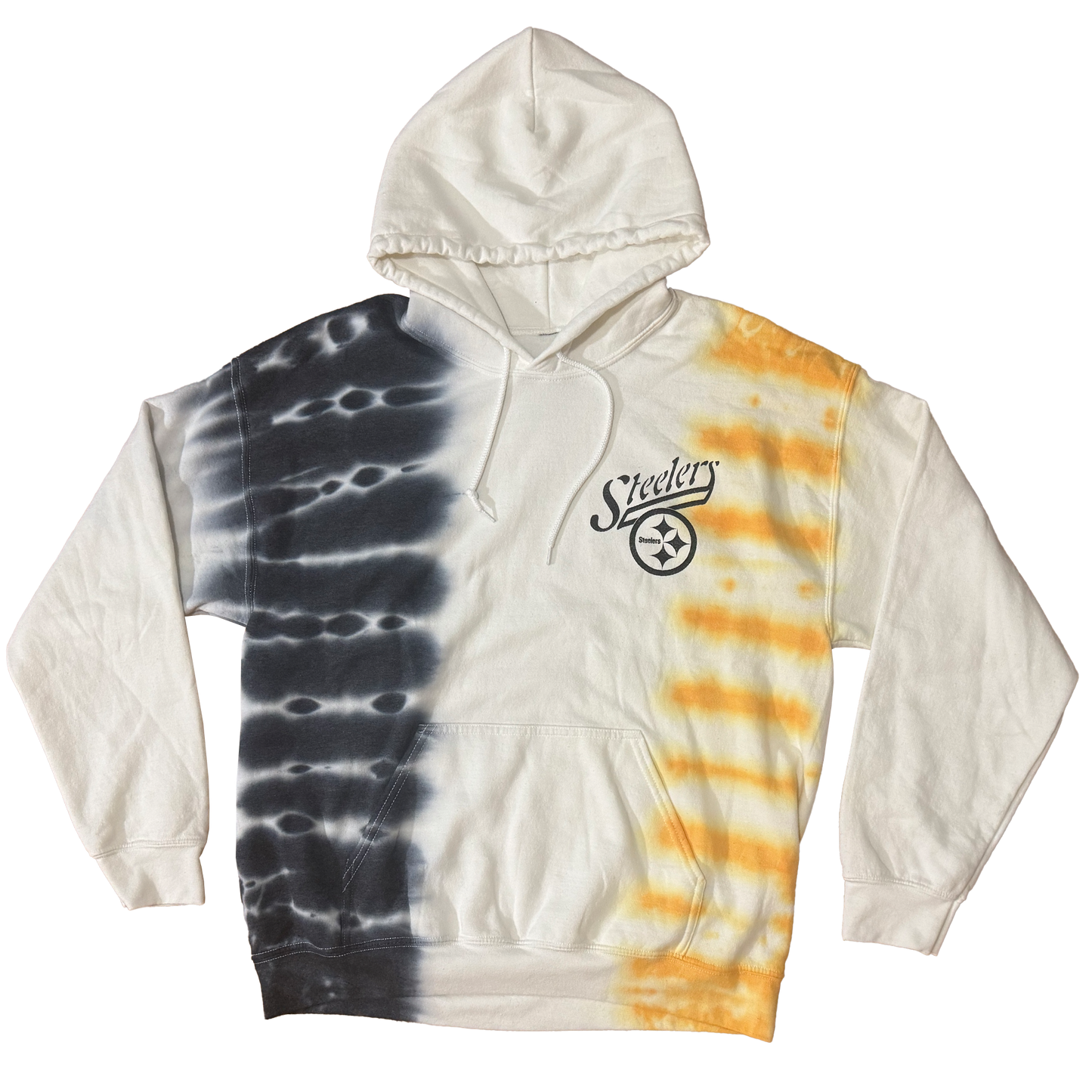 Pittsburgh Steelers Striped Dye Hoodie