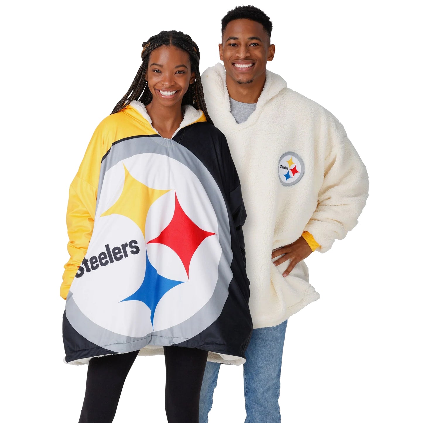 Pittsburgh Steelers Reversible Colorblock Hoodeez