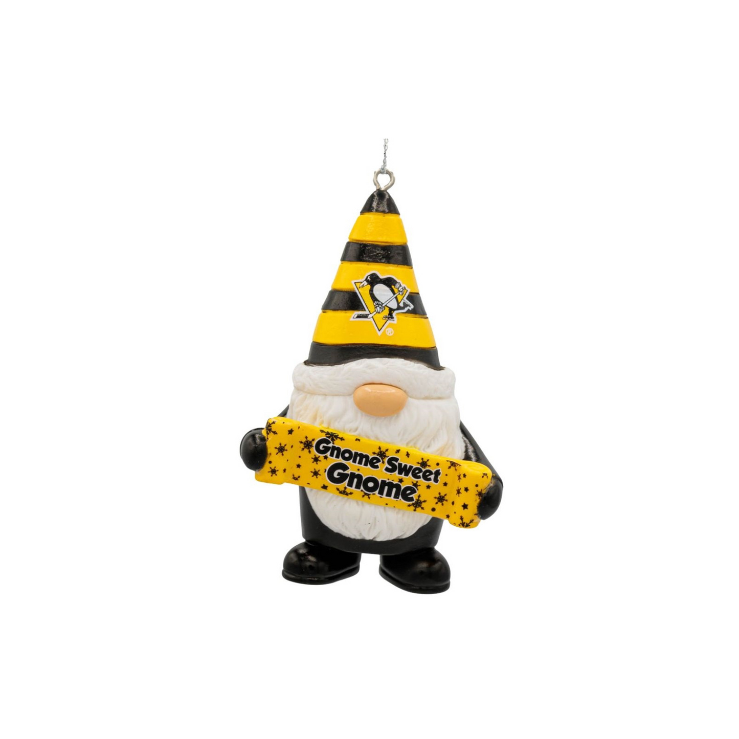 Pittsburgh Penguins Gnome Sweet Gnome Ornament