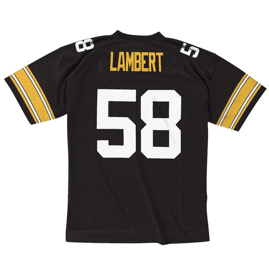 Jack Lambert #58 Mitchell & Ness Throwbacks 1976 NFL Legacy Jersey