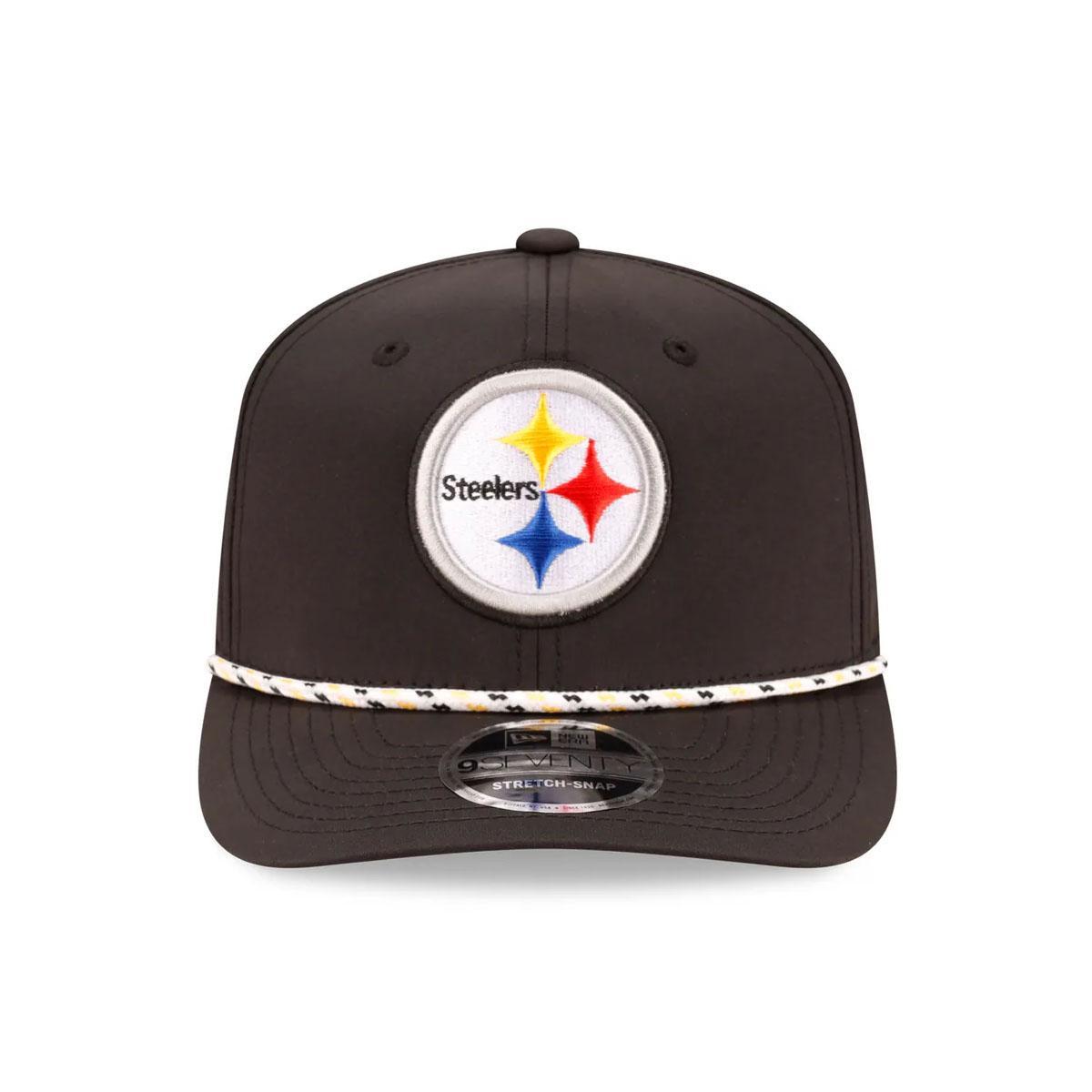 Pittsburgh Steelers New Era 9SEVENTY Performance Black Hat