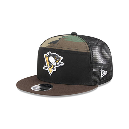 Pittsburgh Penguins Split Panel 9FIFTY Outdoors Snapback