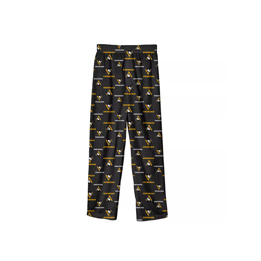 Pittsburgh Penguins Toddler Logo Black Sleep Pants