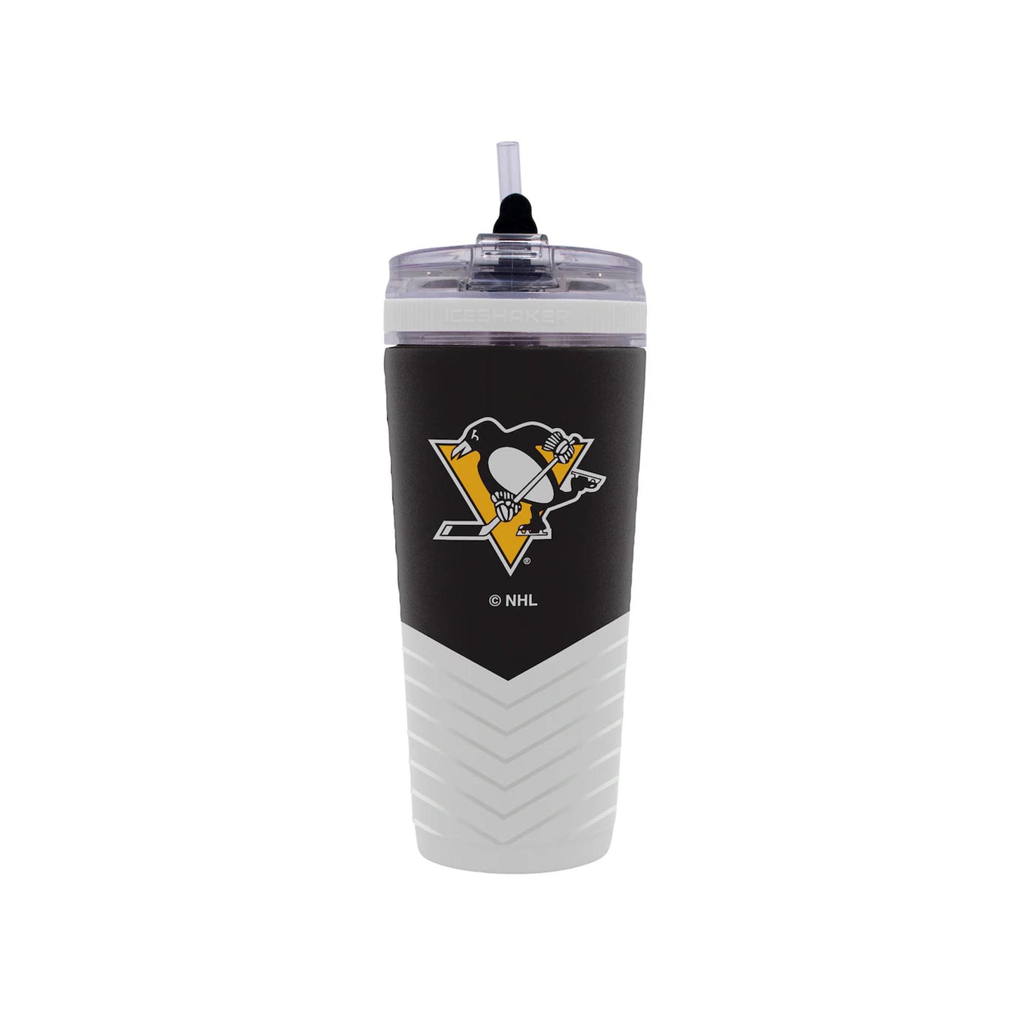 Pittsburgh Penguins 26oz. 4D Stainless Steel Ice Shaker Bottle