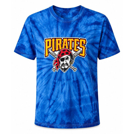 Pittsburgh Pirates Classic Blue Tie Dye Tee