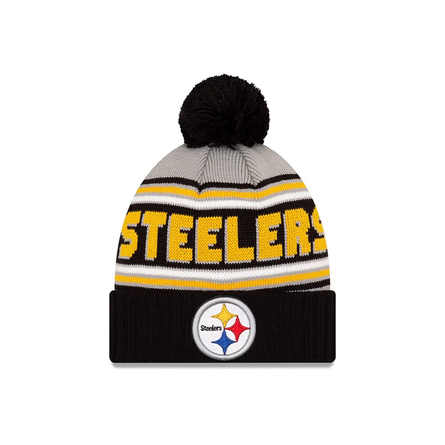 Pittsburgh Steelers Black Cheer Mens Knit Hat