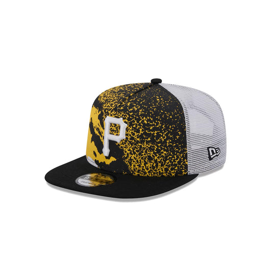 Pittsburgh Pirates New Era Black Court Sport 9FIFTY Snapback