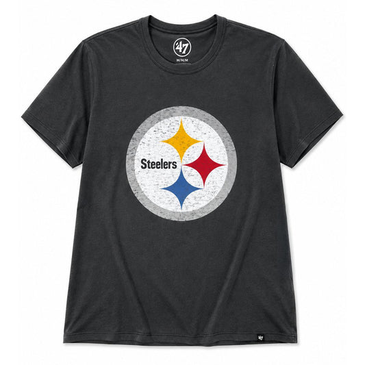 Pittsburgh Steelers Flint Black '47 Logo Tee