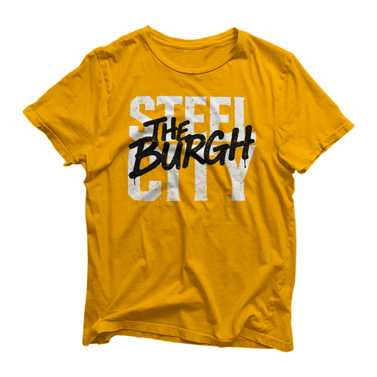 STEEL CITY The Burgh Tee x Gold