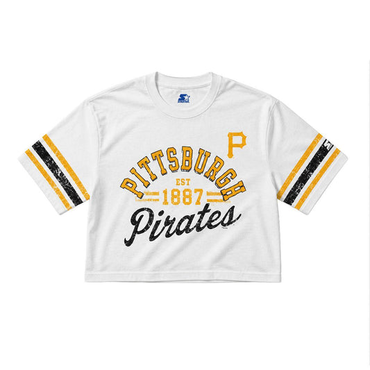 Pittsburgh Pirates Womens Starter Cropped Top