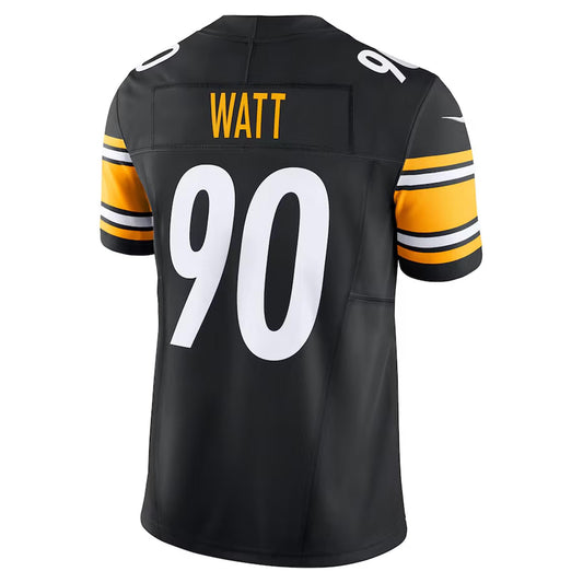 Pittsburgh Steelers T.J. Watt #90 Men's Nike Vapor F.U.S.E. Limited Jersey