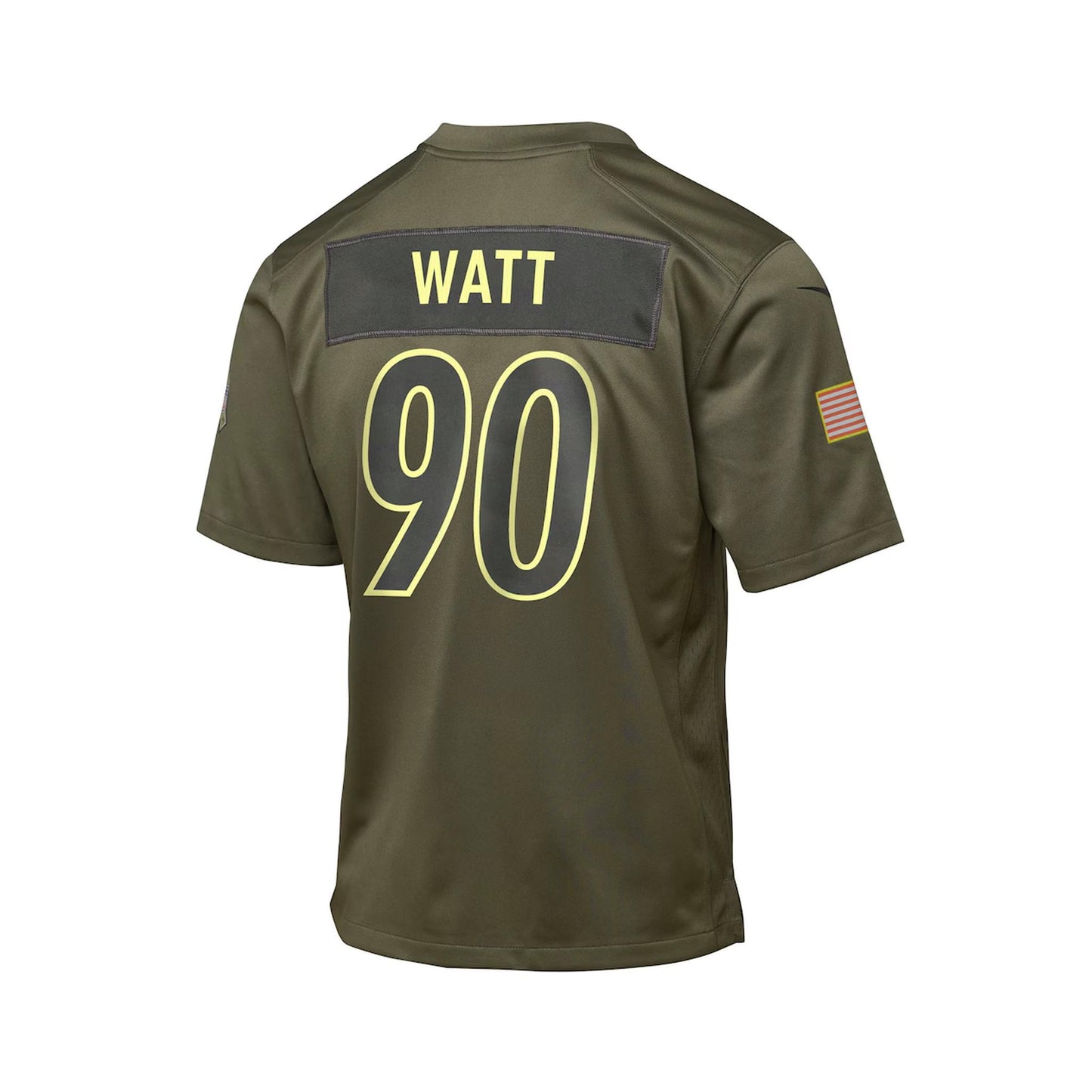 T.J. Watt #90 Pittsburgh Steelers Nike Youth 2025 Salute to Service Game Jersey