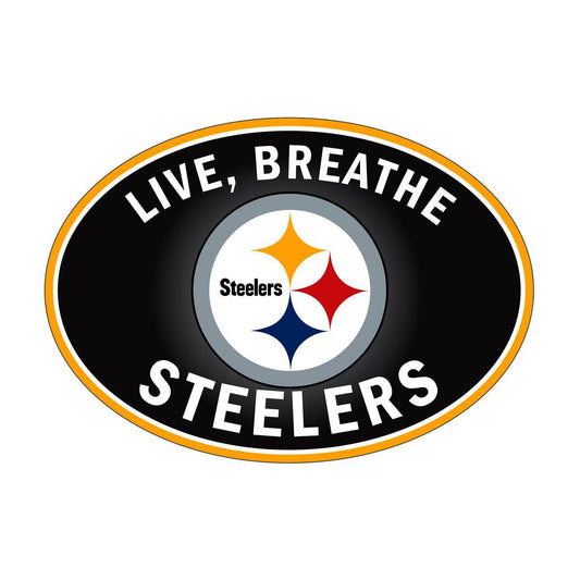 Pittsburgh Steelers Live Breath Auto Decal