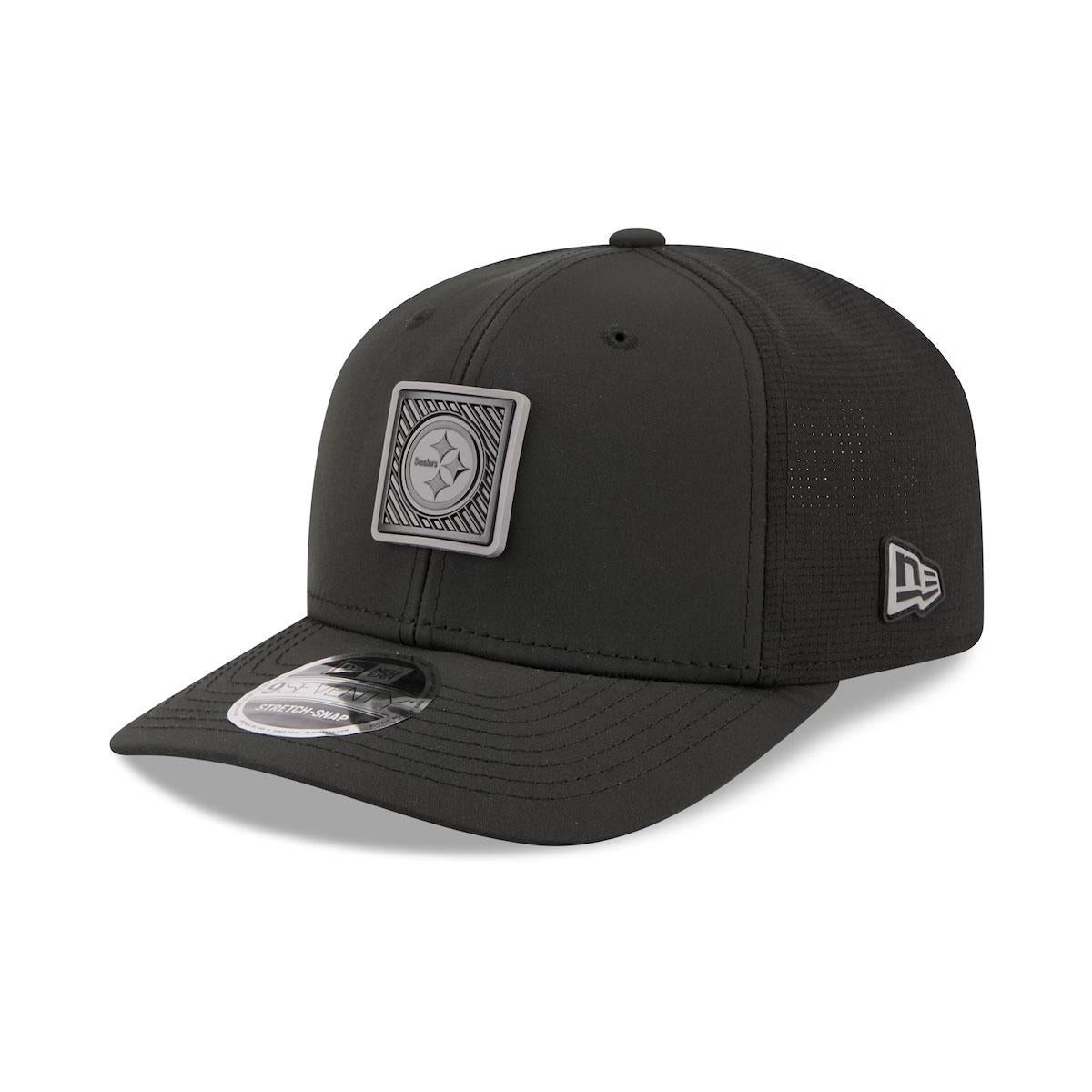 Pittsburgh Steelers 2026 NFL Training Camp 9SEVENTY Black/Charcoal Stretch-Snap Hat