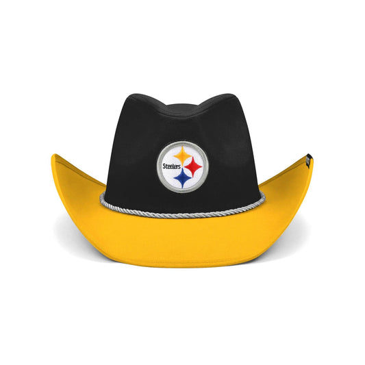 Pittsburgh Steelers Two Tone Cowboy Hat