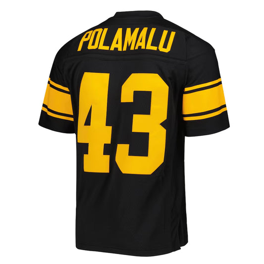 Troy Polamalu #43 Mitchell & Ness Throwbacks 2008 NFL Legacy Jersey