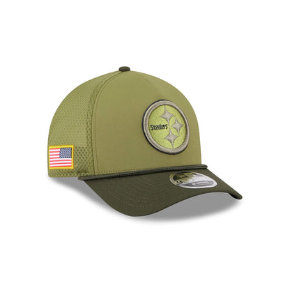Pittsburgh Steelers New Era 9FORTY Salute to Service Sideline Hat