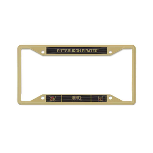 Pittsburgh Pirates 2026 City Connect Laser Cut Metal License Plate Frame