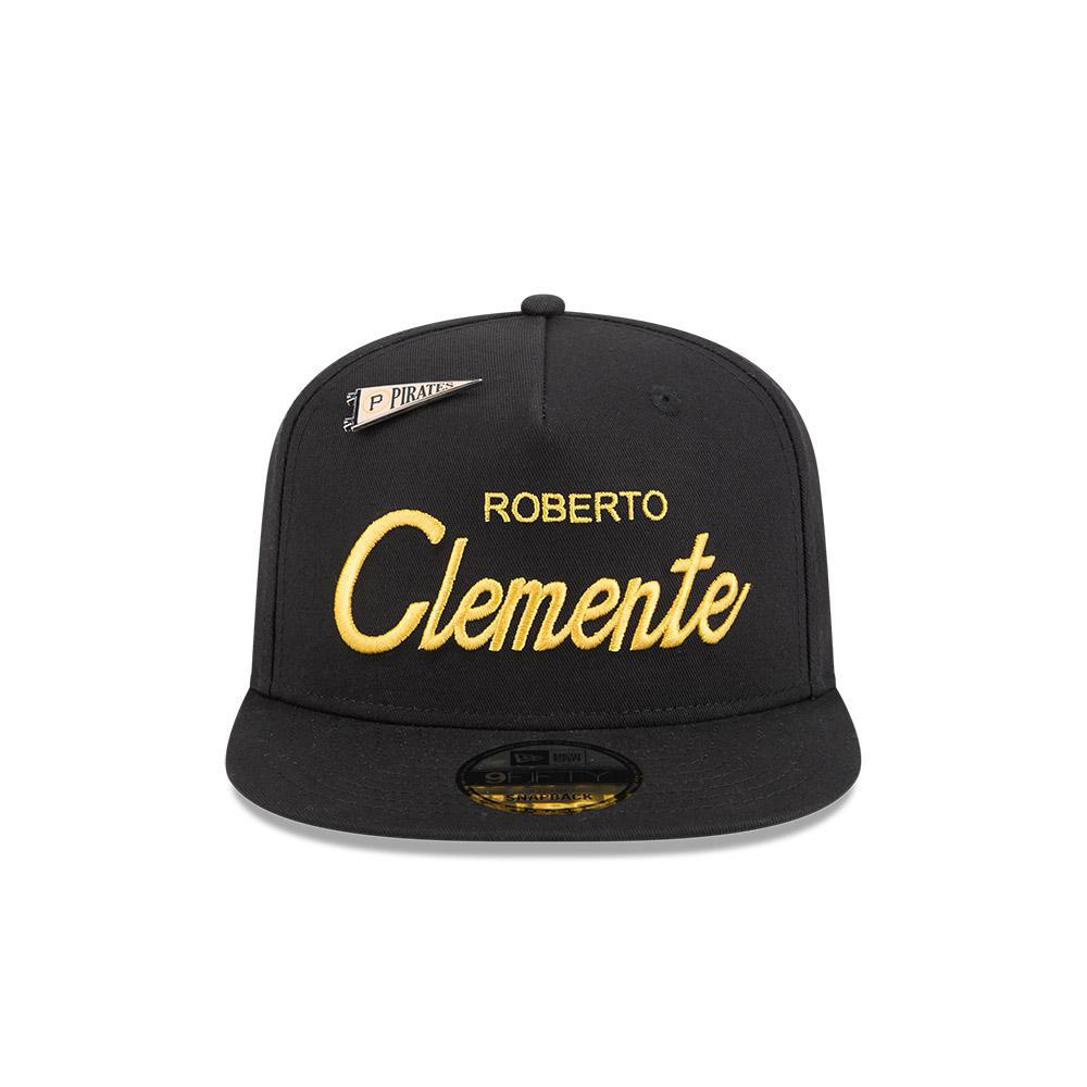 Pittsburgh Pirates Roberto Clemente Retro Pin 9FIFTY A-Frame Snapback