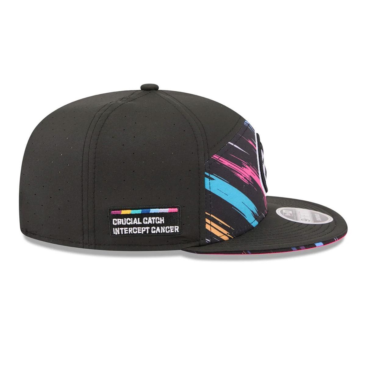 Pittsburgh Steelers New Era Black 2026 NFL Crucial Catch 9FIFTY Split Panel Snapback Hat