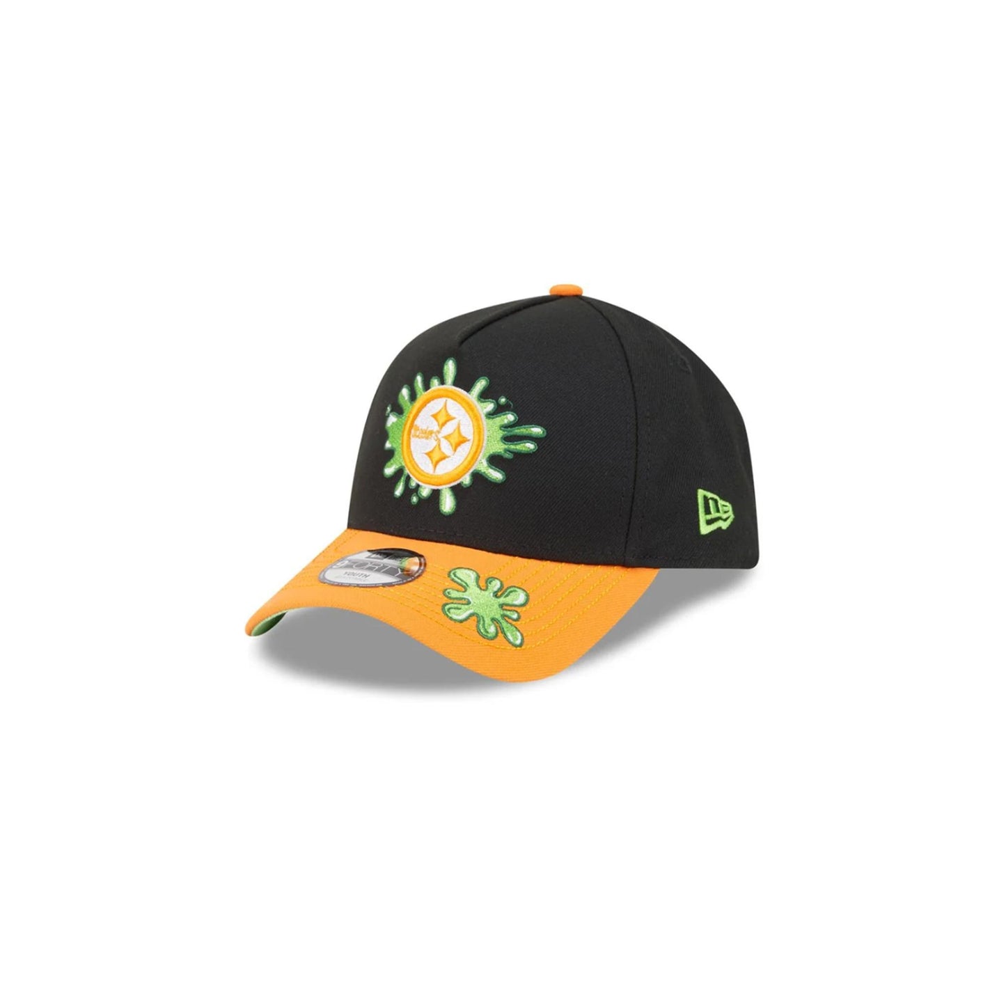 Youth Pittsburgh Steelers Nickelodeon Slime 9FORTY A-Frame Snapback