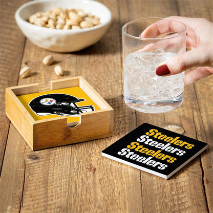 Pittsburgh Steelers Ceramic Coasters Set