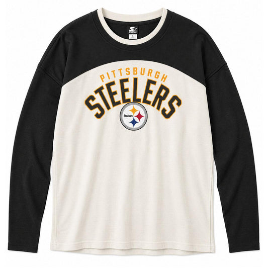 Pittsburgh Steelers Starter Long Sleeve 2-Tone Top