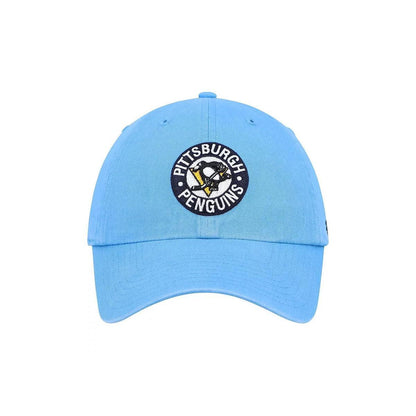 Pittsburgh Penguins Light Blue Clean Up Adjustable Hat