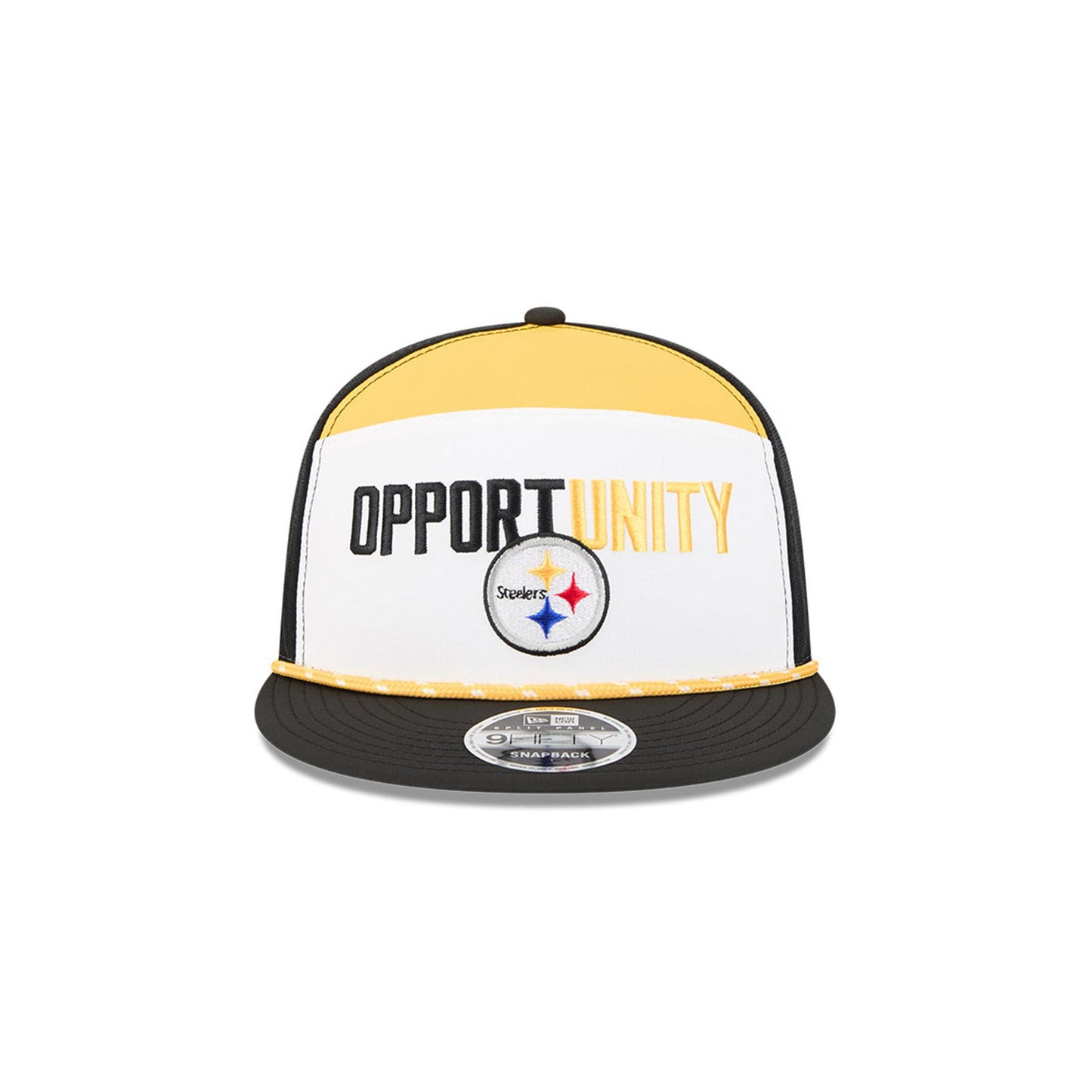 Pittsburgh Steelers New Era 2025 Inspire Change Split Panel 9FIFTY Snapback Hat