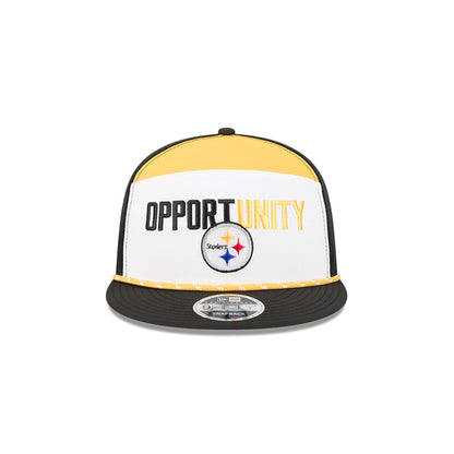 Pittsburgh Steelers New Era 2025 Inspire Change Split Panel 9FIFTY Snapback Hat