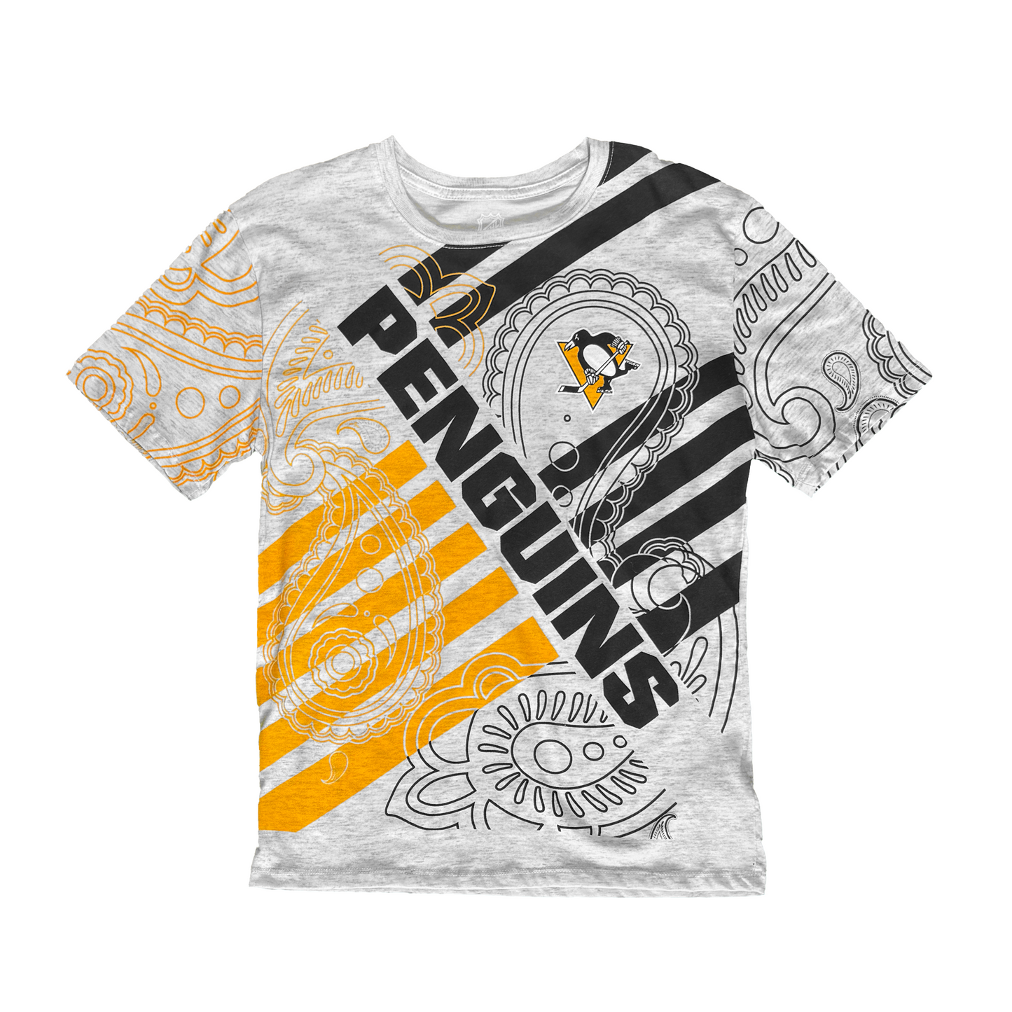 Pittsburgh Penguins Youth Paisley Tee