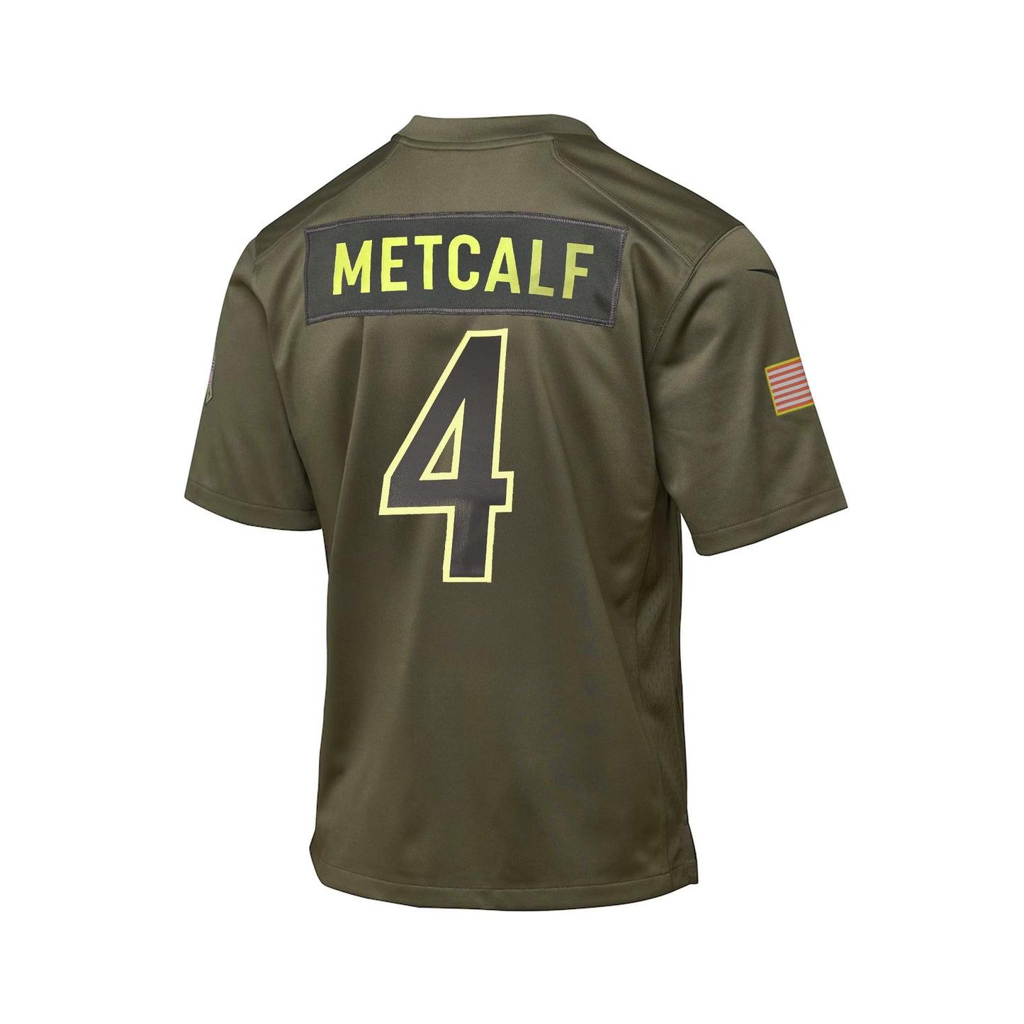 DK Metcalf #4 Pittsburgh Steelers Nike Youth 2025 Salute to Service Game Jersey