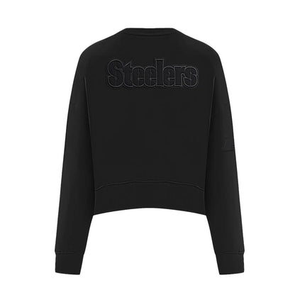 Pittsburgh Steelers Women's Blackout Crewneck