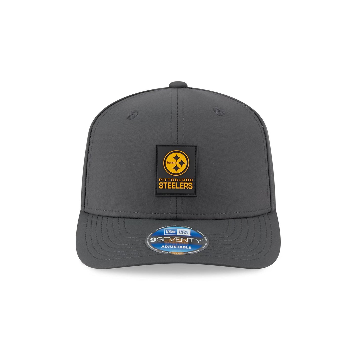 Pittsburgh Steelers New Era 2025 Sideline Cold Weather Charcoal 9SEVENTY Adjustable Hat