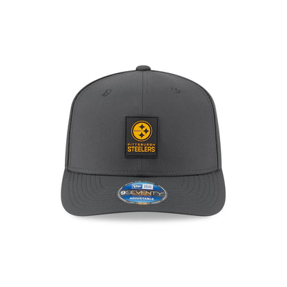 Pittsburgh Steelers New Era 2025 Sideline Cold Weather Charcoal 9SEVENTY Adjustable Hat