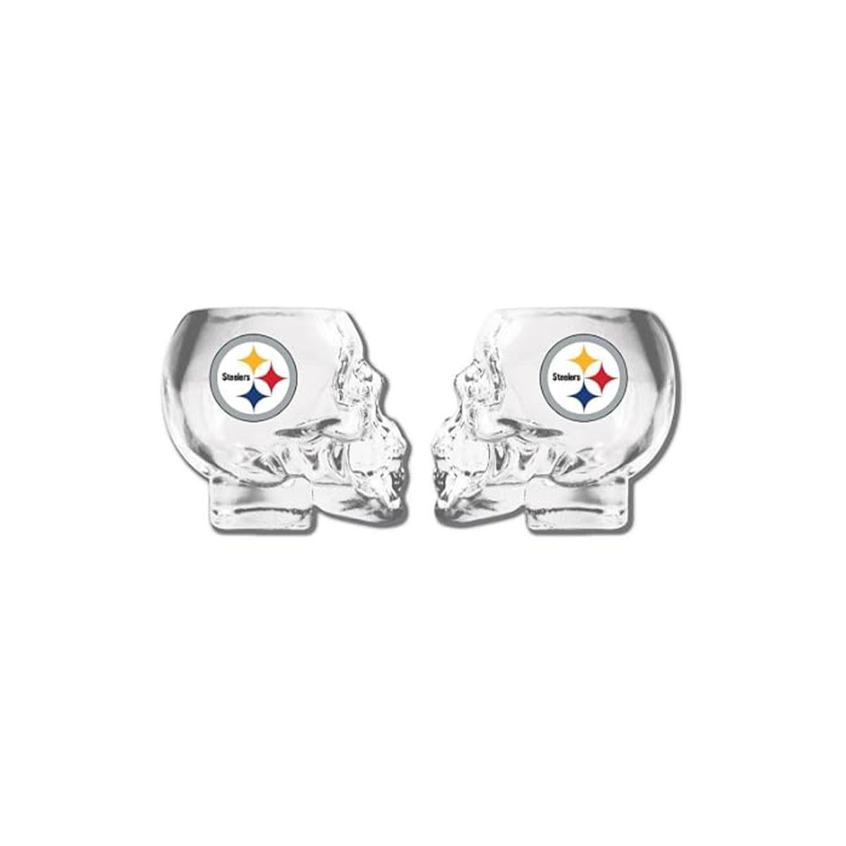 Pittsburgh Steelers Skull Single Shot Glass