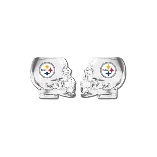 Pittsburgh Steelers Skull Single Shot Glass