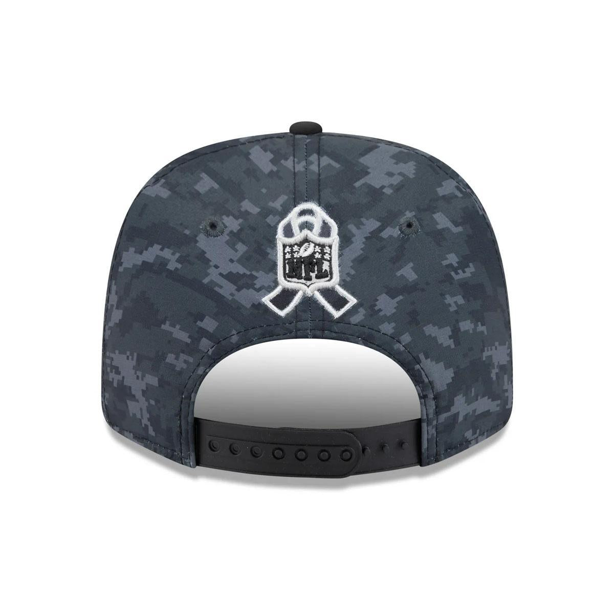 Youth Pittsburgh Steelers New Era Black 2026 Salute To Service 9SEVENTY Adjustable Hat