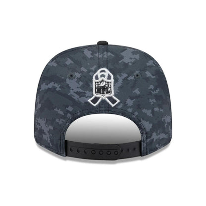 Youth Pittsburgh Steelers New Era Black 2026 Salute To Service 9SEVENTY Adjustable Hat