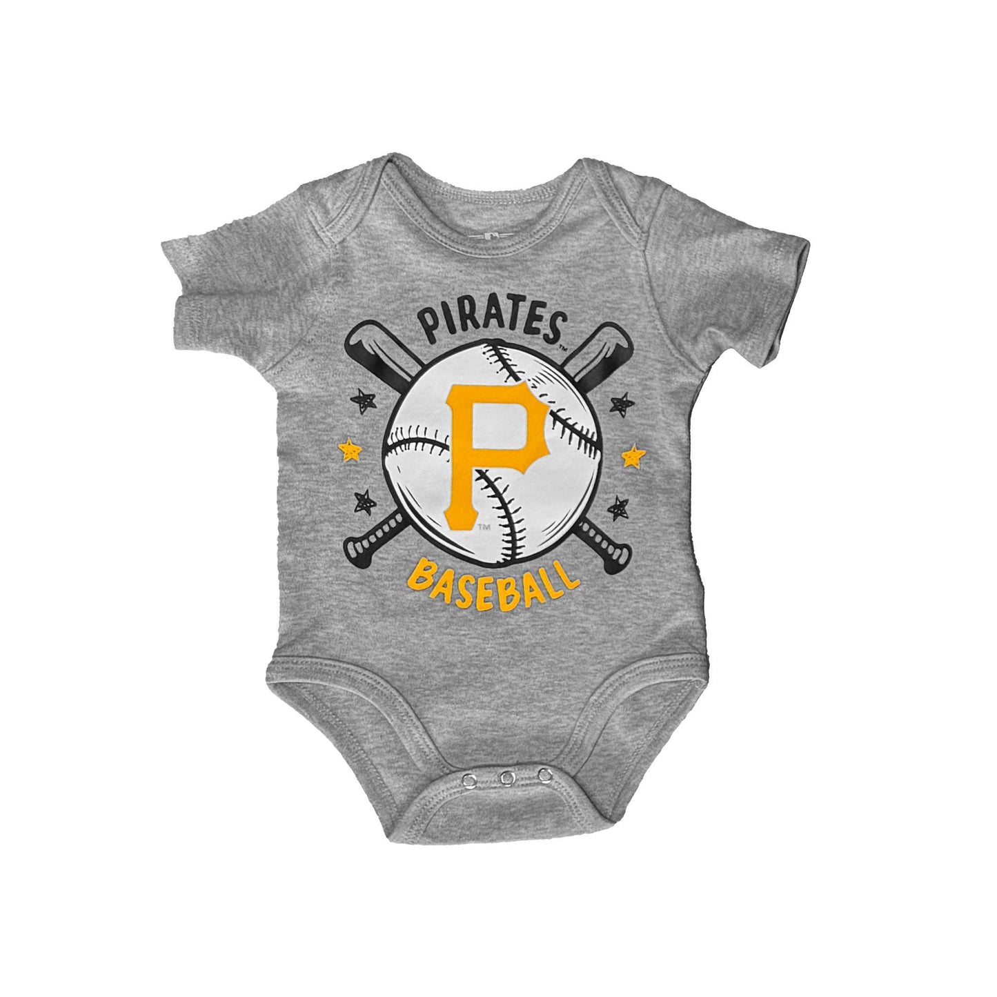 Pittsburgh Pirates Baseball Infant 3-Piece Creeper Set