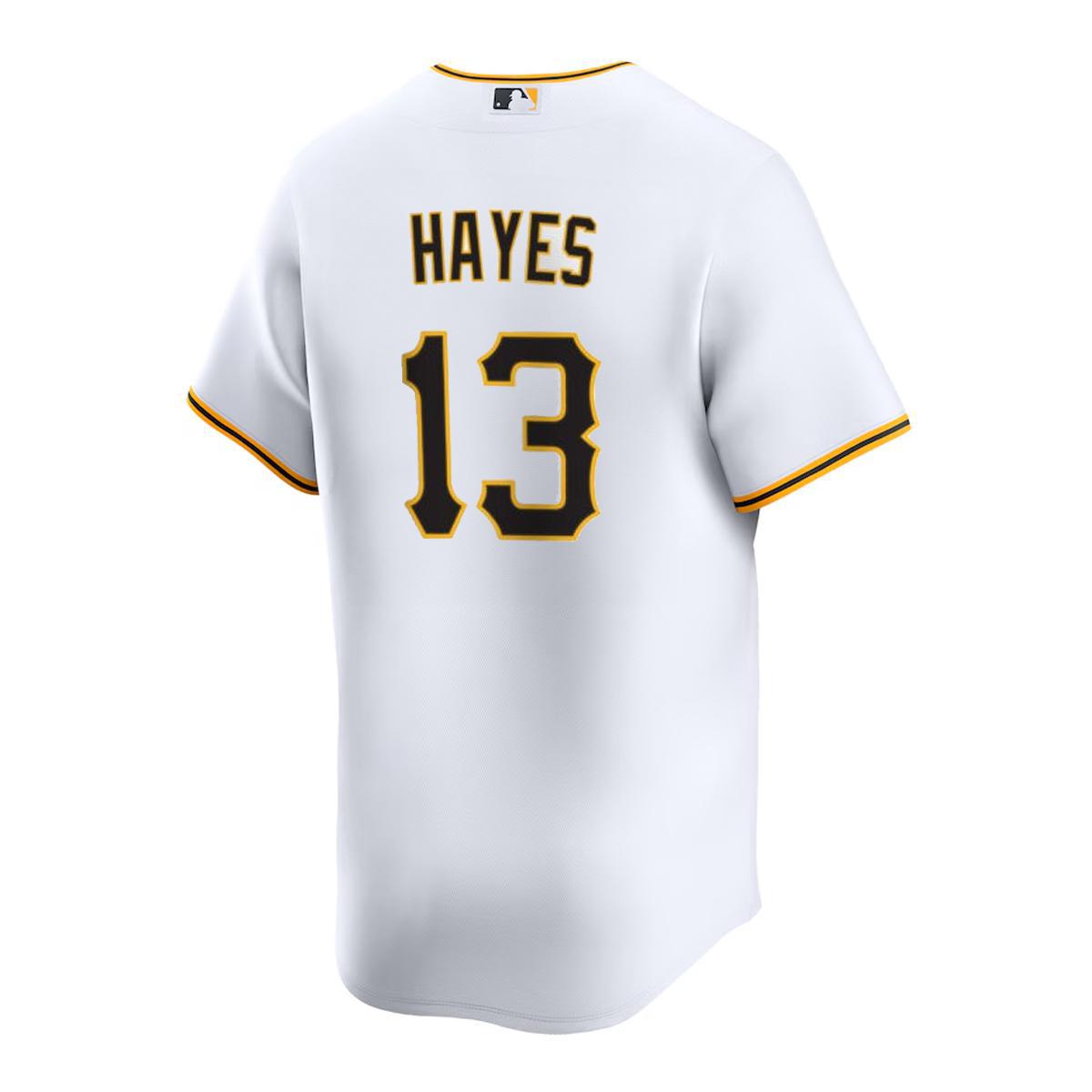 Men's Pittsburgh Pirates Ke'Bryan Hayes #13 Nike White Home Limited Player Jersey